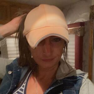 Pink Ponytail Hat, Brand New